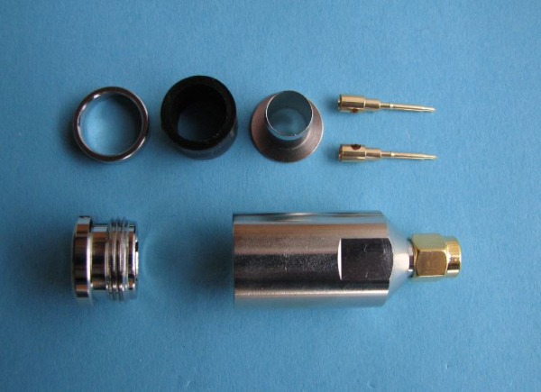 SMA Stecker für 10mm Low Loss Kabel